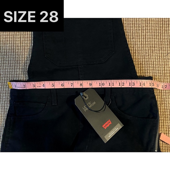 🏷 🆕 Levi’s Black Denim Jumpsuit - Picture 9 of 16